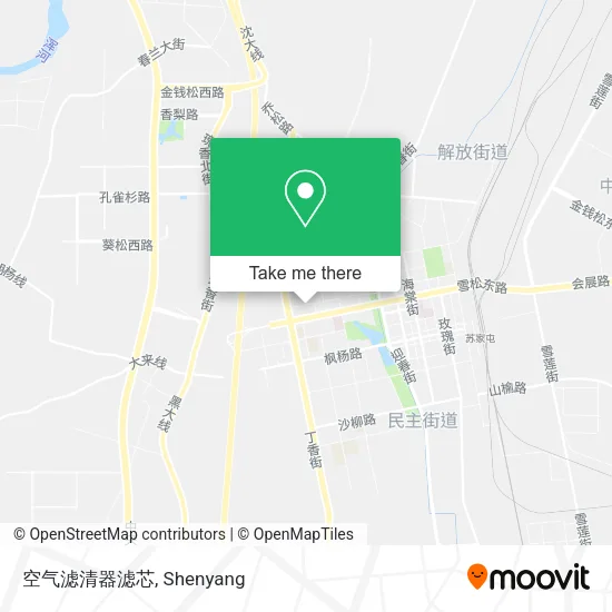 空气滤清器滤芯 map