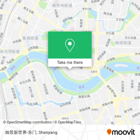 御景新世界-东门 map
