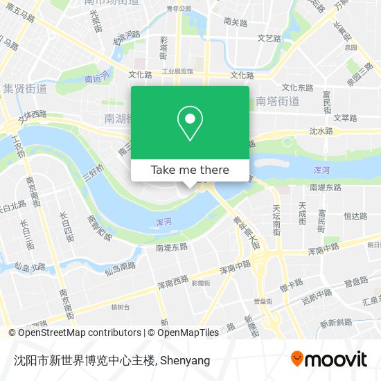 沈阳市新世界博览中心主楼 map