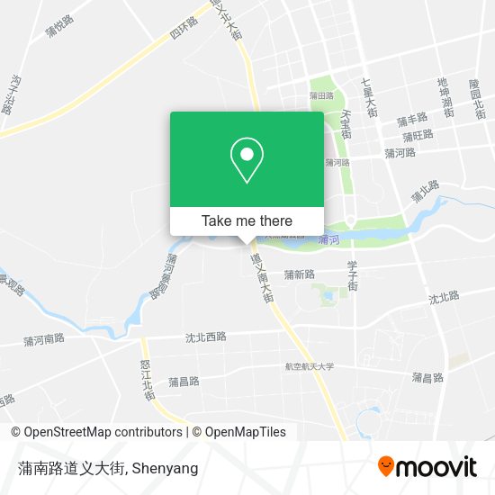 蒲南路道义大街 map