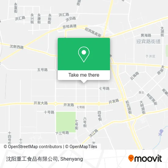 沈阳重工食品有限公司 map
