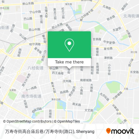 万寿寺街高台庙后巷/万寿寺街(路口) map