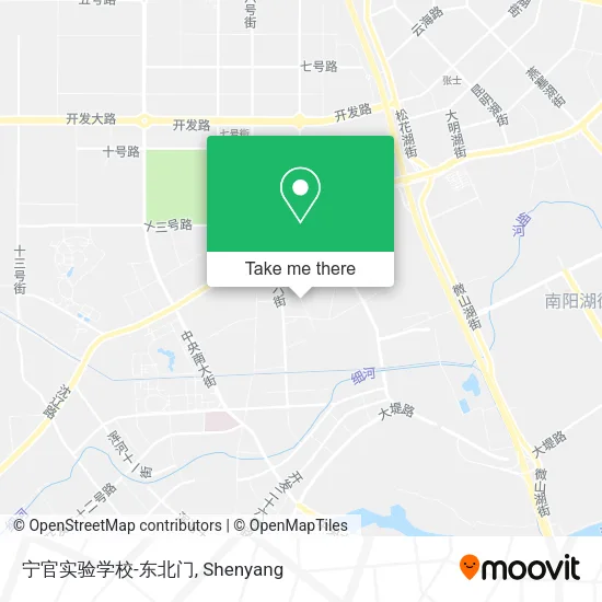 宁官实验学校-东北门 map