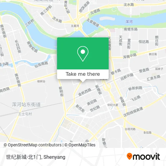 世纪新城-北1门 map