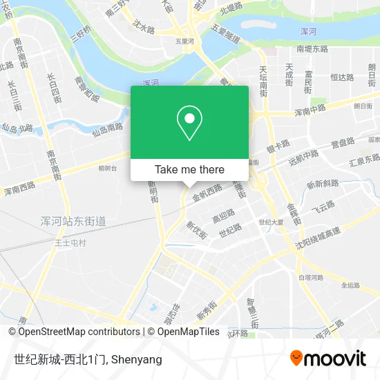 世纪新城-西北1门 map