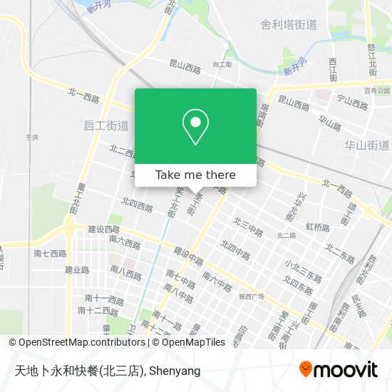 天地卜永和快餐(北三店) map