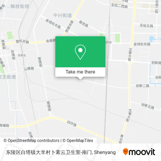 东陵区白塔镇大羊村卜素云卫生室-南门 map