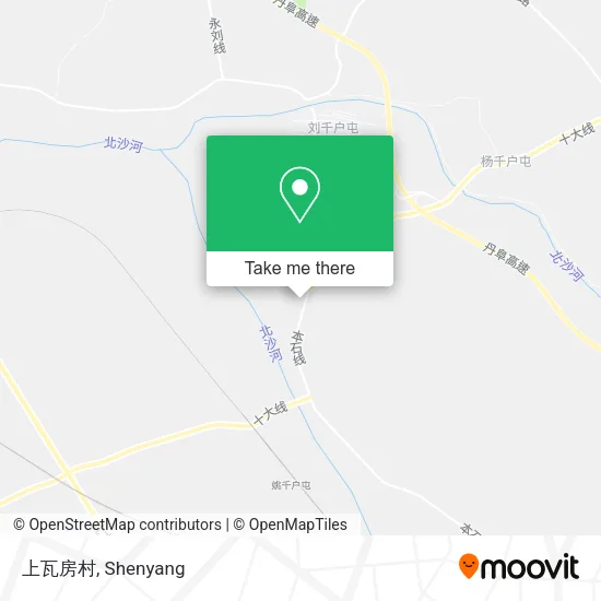 上瓦房村 map