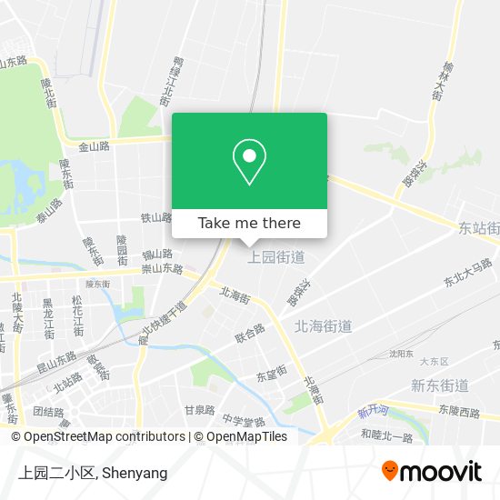 上园二小区 map