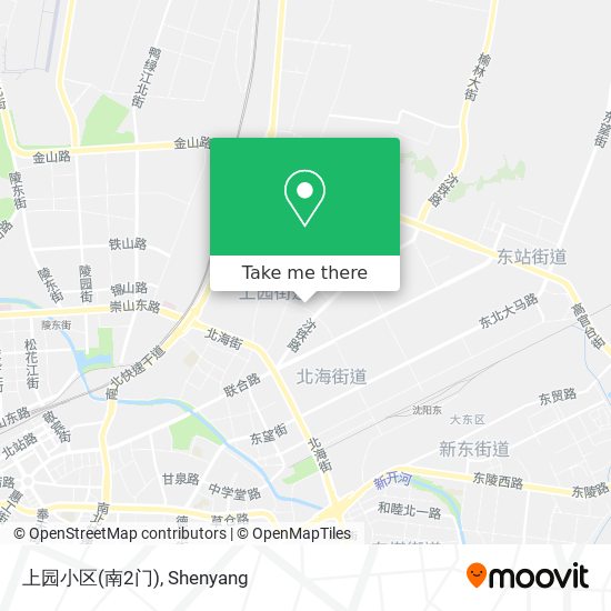 上园小区(南2门) map