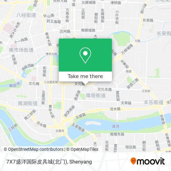 7X7盛洋国际皮具城(北门) map