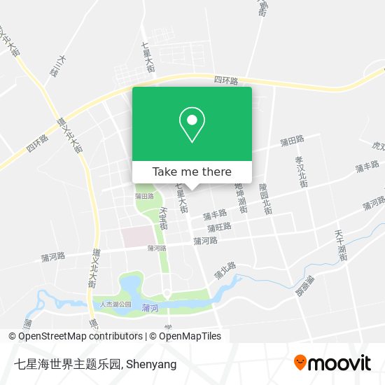 七星海世界主题乐园 map