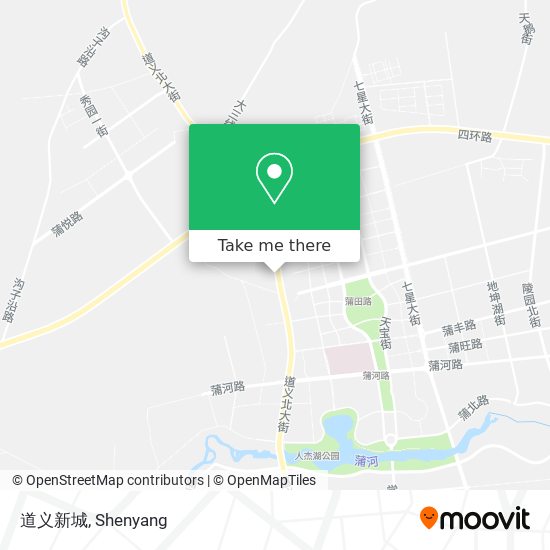 道义新城 map
