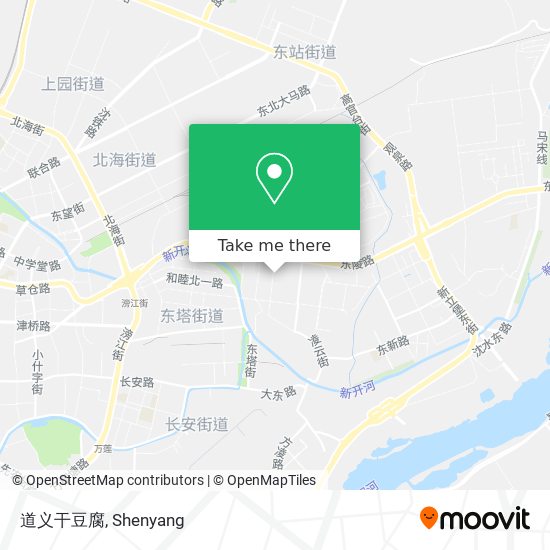 道义干豆腐 map