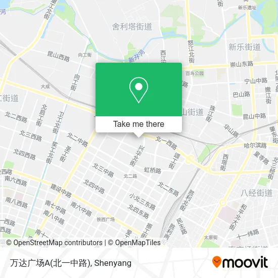 万达广场A(北一中路) map