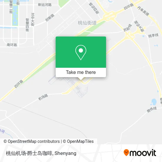 桃仙机场-爵士岛咖啡 map