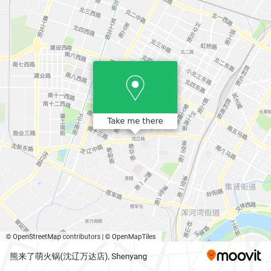熊来了萌火锅(沈辽万达店) map