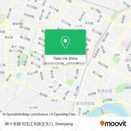 南十东路与沈辽东路交叉口 map