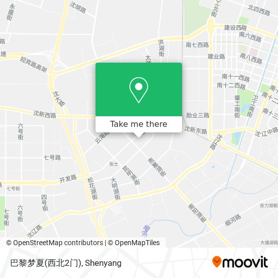 巴黎梦夏(西北2门) map