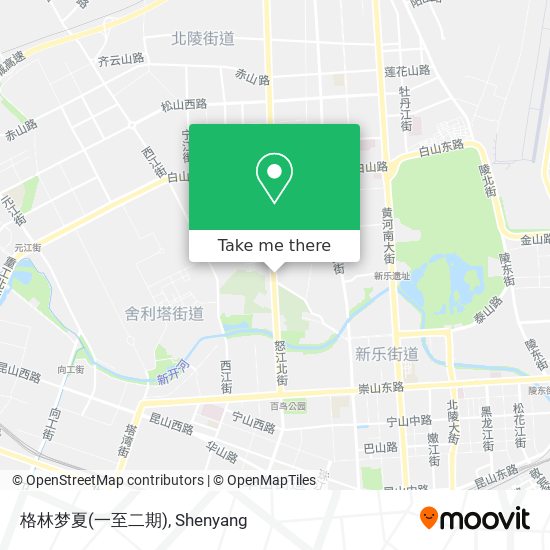 格林梦夏(一至二期) map