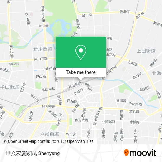 世众宏厦家园 map