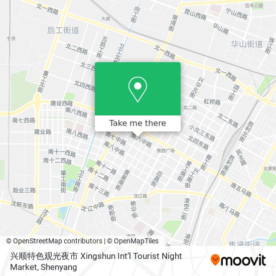 兴顺特色观光夜市 Xingshun Int’l Tourist Night Market map