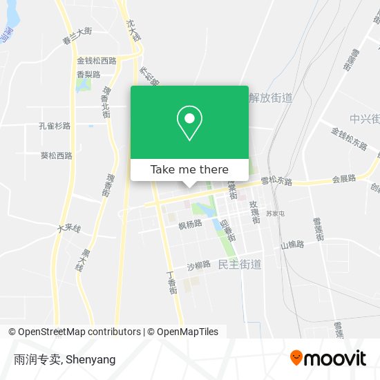 雨润专卖 map