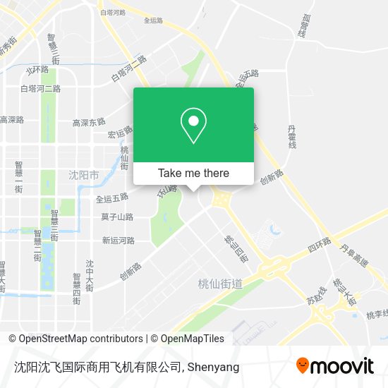 沈阳沈飞国际商用飞机有限公司 map