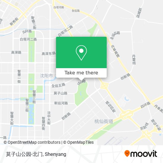 莫子山公园-北门 map