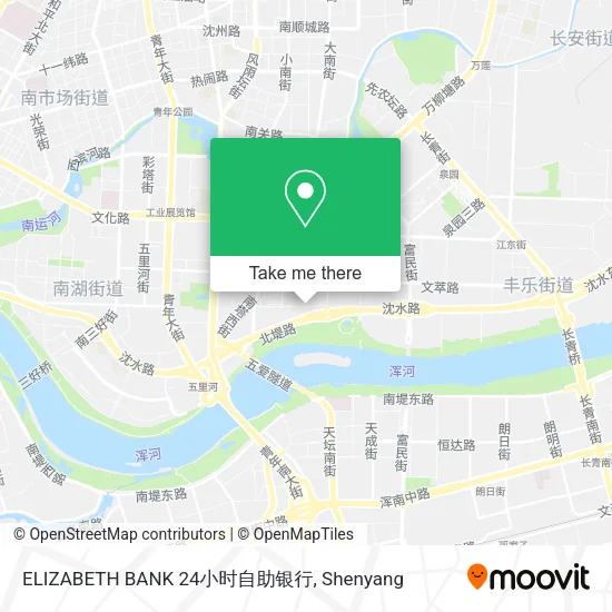 ELIZABETH BANK  24小时自助银行 map