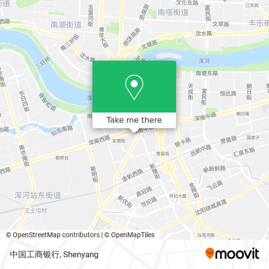 中国工商银行 map