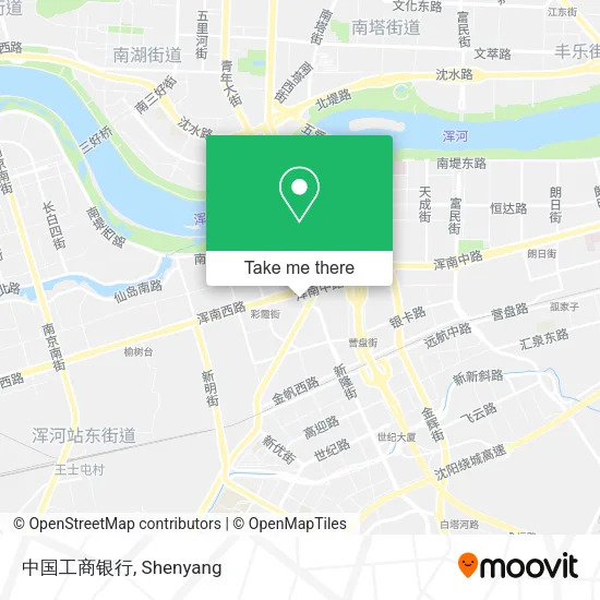 中国工商银行 map