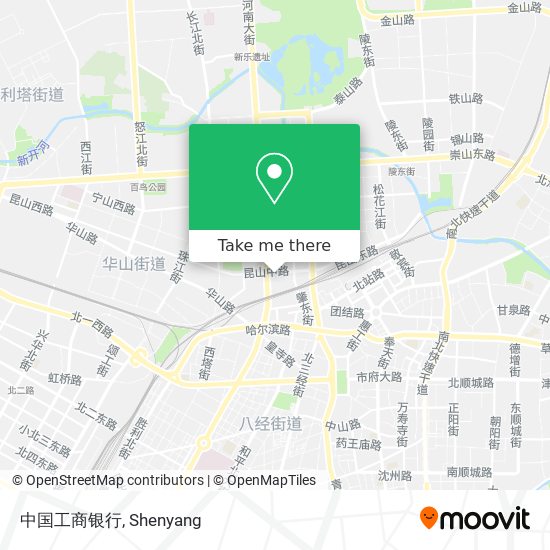 中国工商银行 map