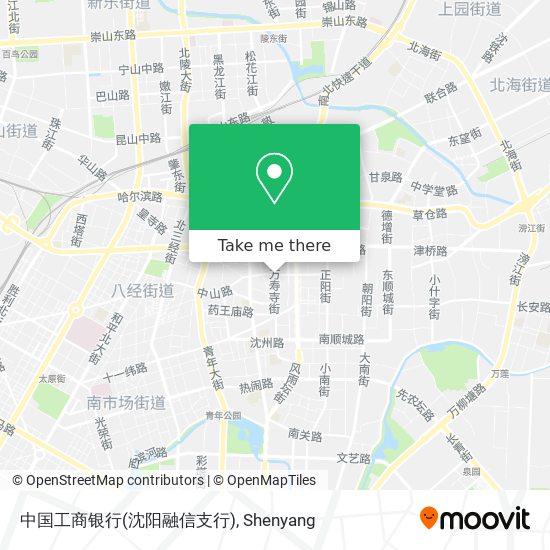 中国工商银行(沈阳融信支行) map
