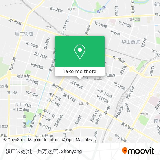 汉巴味德(北一路万达店) map