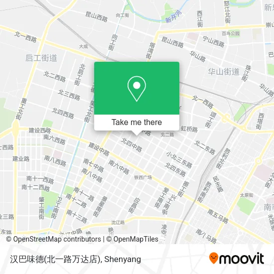 汉巴味德(北一路万达店) map