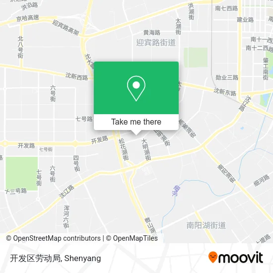 开发区劳动局 map