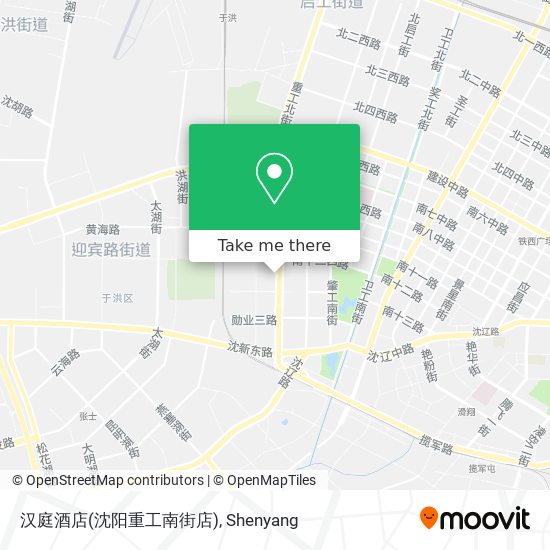 汉庭酒店(沈阳重工南街店) map