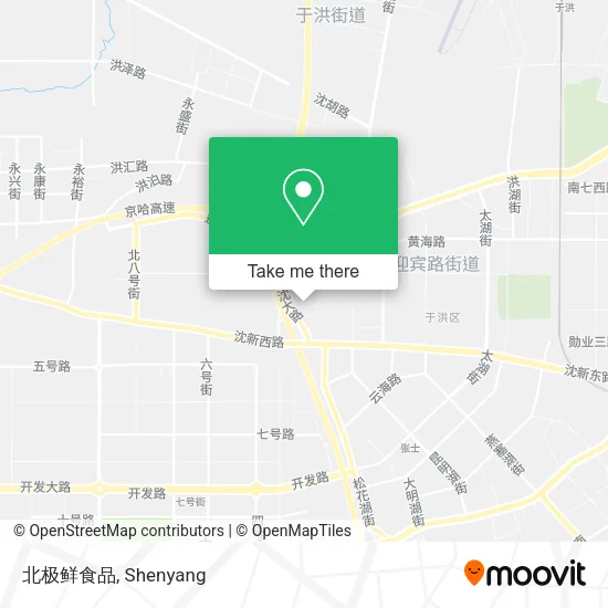 北极鲜食品 map