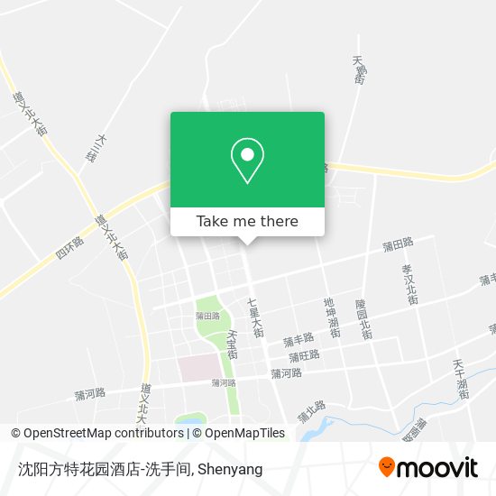 沈阳方特花园酒店-洗手间 map