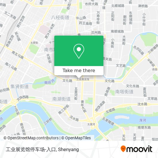 工业展览馆停车场-入口 map