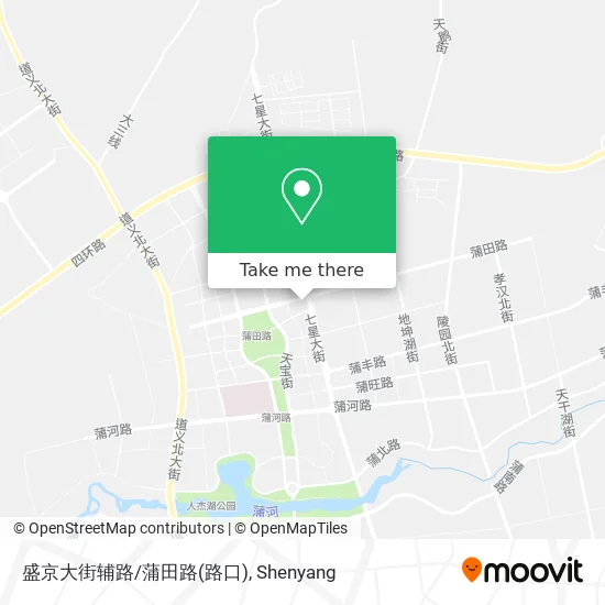 盛京大街辅路/蒲田路(路口) map
