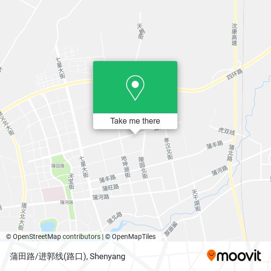 How To Get To 蒲田路 进郭线 路口 In 沈北新区by Bus Moovit