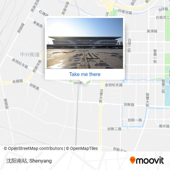 沈阳南站 map