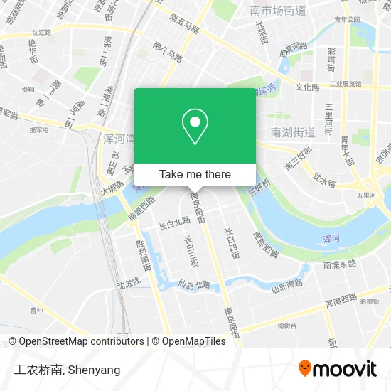 工农桥南 map