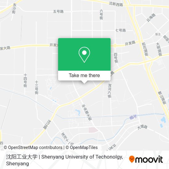 沈阳工业大学 | Shenyang University of Techonolgy map