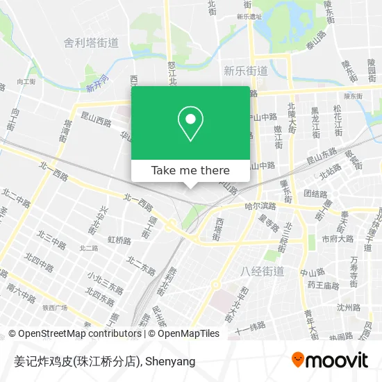 姜记炸鸡皮(珠江桥分店) map