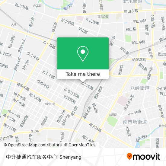 中升捷通汽车服务中心 map