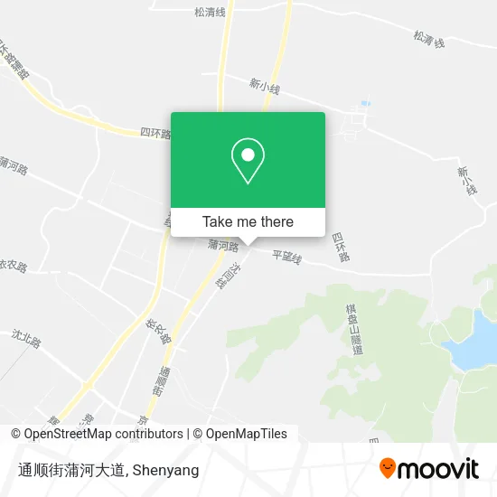 通顺街蒲河大道 map