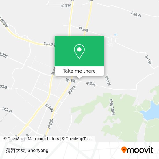 蒲河大集 map